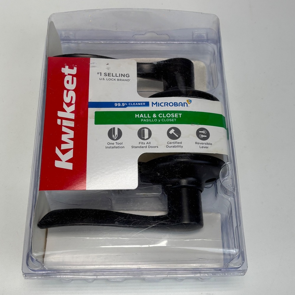 Kwikset Balboa Hall & Closet Lever Venetian Bronze Microban 200BL 11P CP V1 NEW